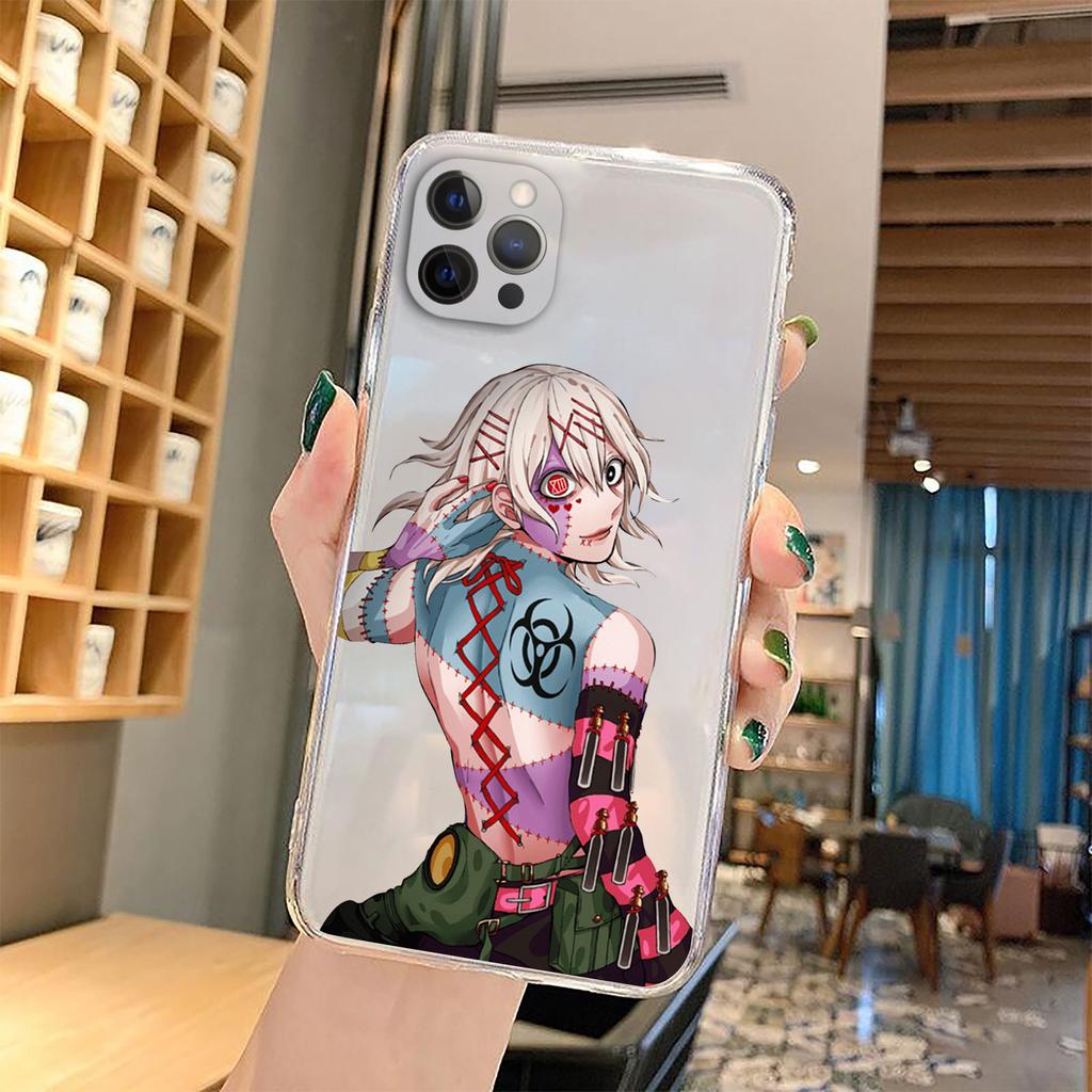 Soft Clear TPU Phone Case for IPhone 13 XR X XS 12 11 Pro Max 7 8  Plus SE2 Japanese Anime Tokyo Ghoul Japan Suave Cover Coque