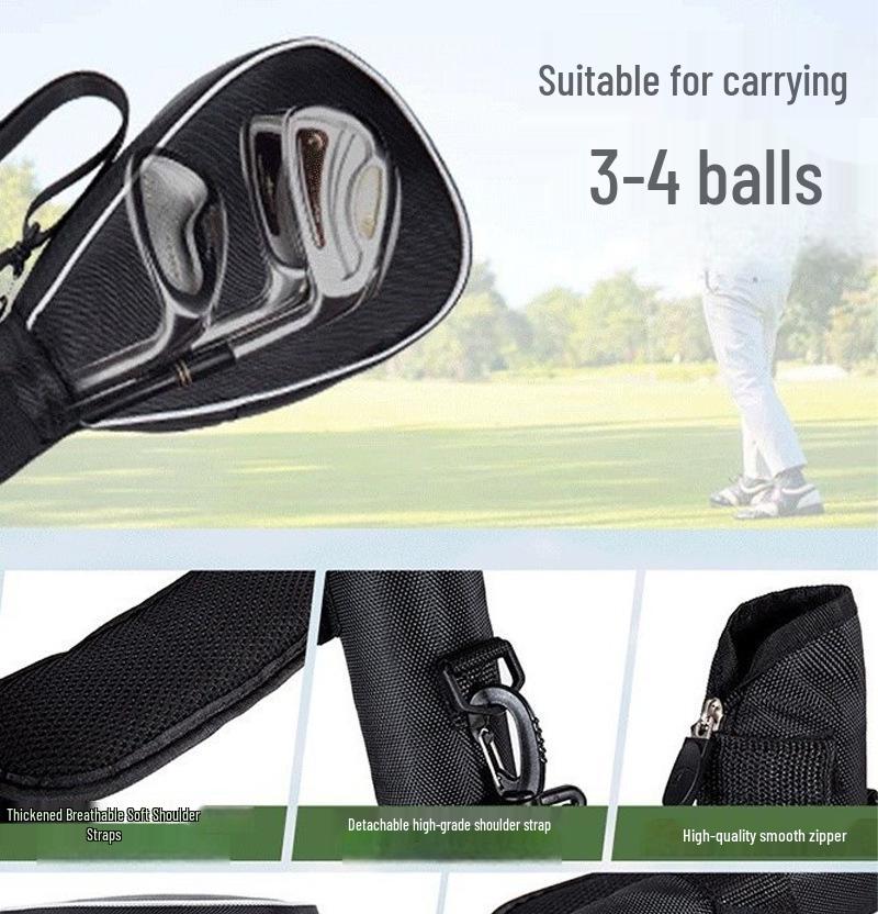 Golf Mini Foldable Waterproof Club Bag - Durable Soft Pouch for Easy Storage