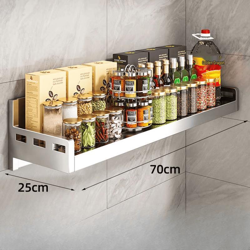 Handun 304 Stainless Steel Wall-Mounted Kitchen Shelf
