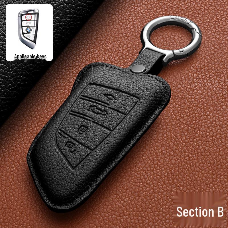 BMW Key Cover: Compatible with 3 Series, 5 Series, X3, X5, X1, I3, 325li, 320li, Blade 530.