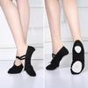 Adult Kid Child Ballet Canvas Dance Shoes Soft Pointe Gymnastics Dance Slippers With Drawstring