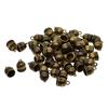 50pcs 10mm Bell End Cap Mesh Kumihimo Cord Tassel DIY Making Black