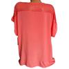 Fashion Women Hollow Out Lace Short Sleeve Blouse Top Summer Casual T-Shirt