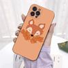 Cute Cartoon Animal Fox Phone Case Silicone Soft For Iphone 14 13 12 11 Pro Mini XS MAX 8 7 6 Plus X 2020 XR Shell