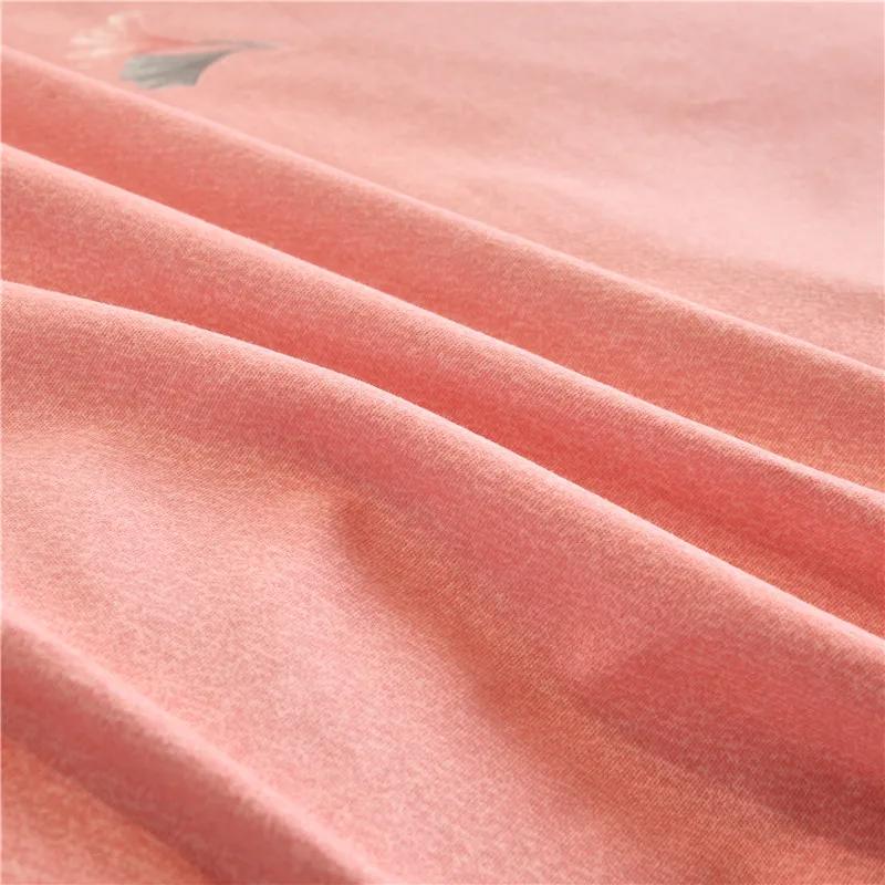 طقم مفروشات سرير أزهار بيضاء بسيطة 100% قطن فاخر فائق النعومة أغطية سرير وأغطية وسائد طقم مفروشات سرير كوين كينج ديكور غرفة نوم