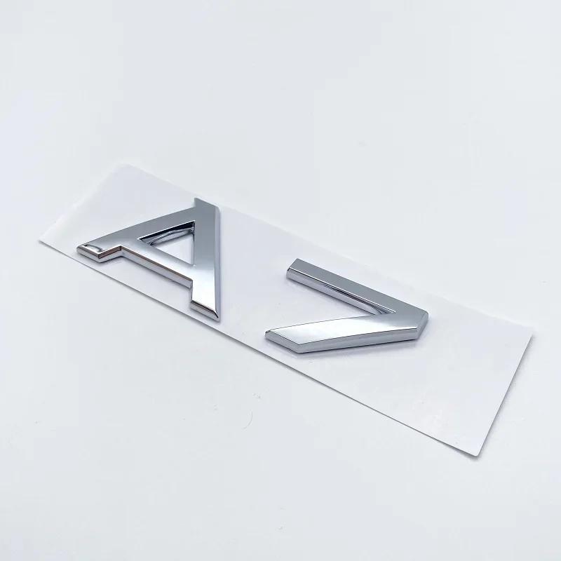 3D Krom Glanssvart ABS TDI TFSI Bil Bakemblem Klistremerke for Audi A1 A3 A4 A5 A6 A6L A7 A8 S3 S6 Q3 Q5 Q7 TT S RS