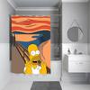 PO01 Shower Curtains for Bathroom Accessories Simpsones Waterproof Shower Curtain Bath Bedrooms the Home Fabric Shade Opaque Pr