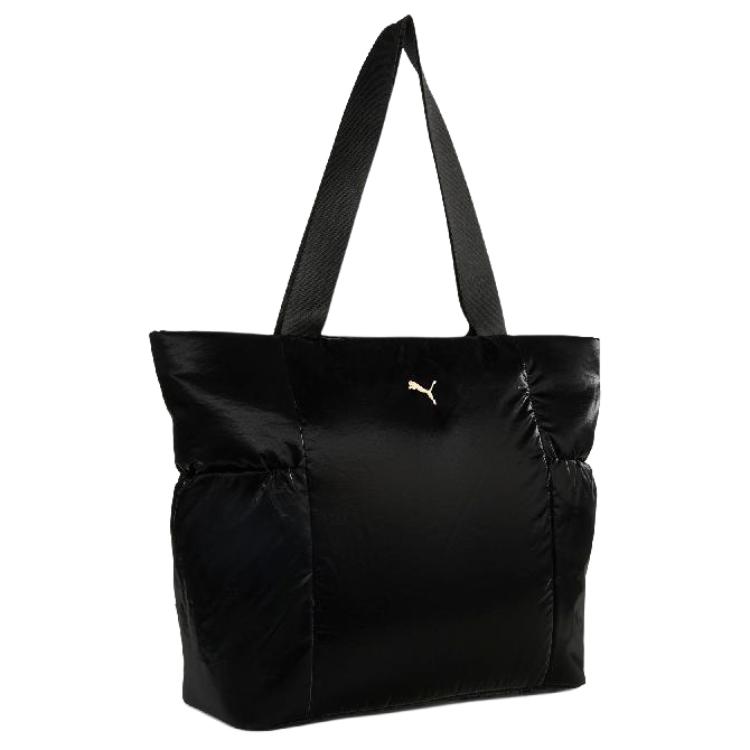 

Puma Fashion Simple Fabric Tote Bag Shopping Bag Handheld Shoulder Bag Unisex Tote Bags Black 091291-04 Black