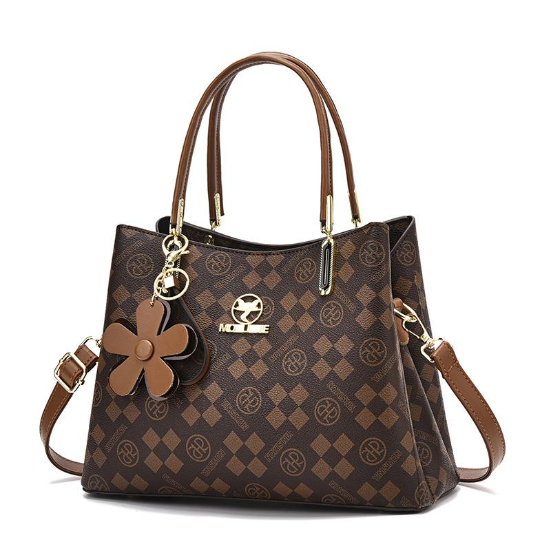 Crossbody bag women's versatile 2025 new trendy large-capacity handbag single shoulder fashion women's bag women's bag