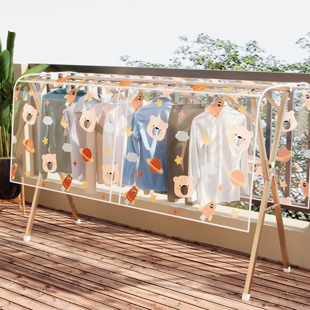 Dustproof Clothes Dust Cover Waterproof Clothes Dust Bag Hanging Storage Bag  for Coat Suit Dress