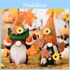 Unique Harvest Festival No-face Doll Creative Figurine Pumpkin Rudolph Decor Item
