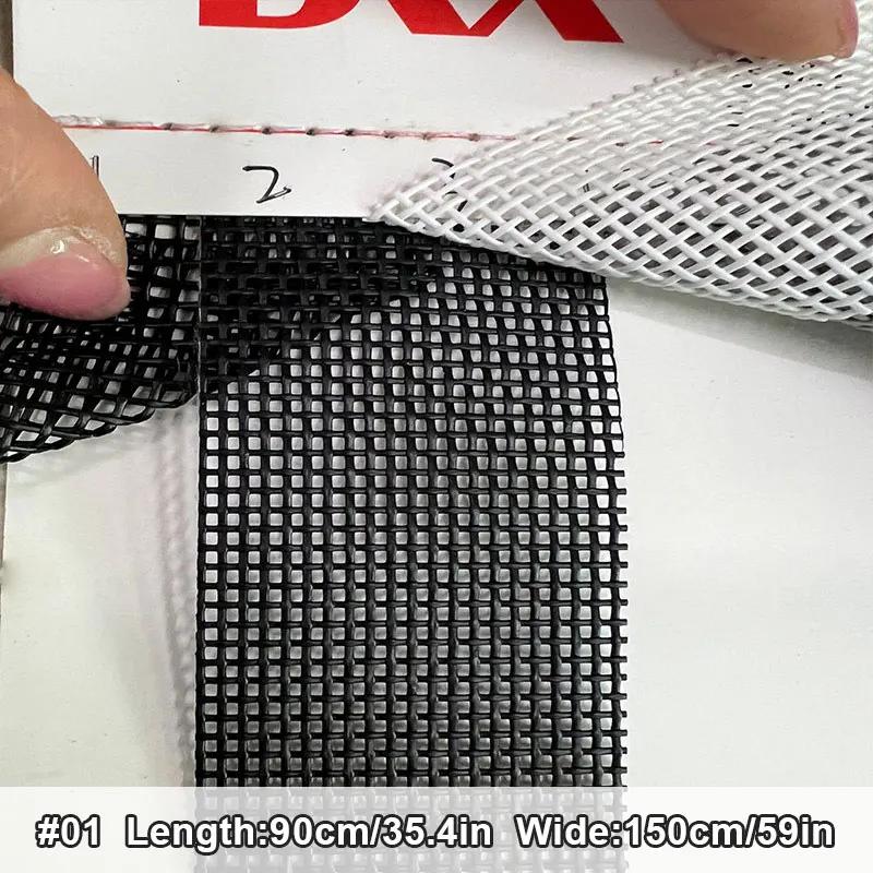 Siatka Teslin z powłoką do szyfrowania Krzesło Plażowe Składany Fotel Rozkładany Krzesło Huśtawka typu Łuk Łóżko dla Zwierząt Tkanina PVC Siatka Pleciona DIY 90x150cm