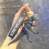 Брелок динозавр Велоцираптор Velociraptor Мир юрского периода на ключи, на сумку фигурка игрушка 14,6 см
