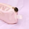 Ballet Shoe Personalized Makeup Bag Pink Travel Cosmetic Bag Soft Cosmetic Organizer Bag Creative for Dancers and Ballet Lovers