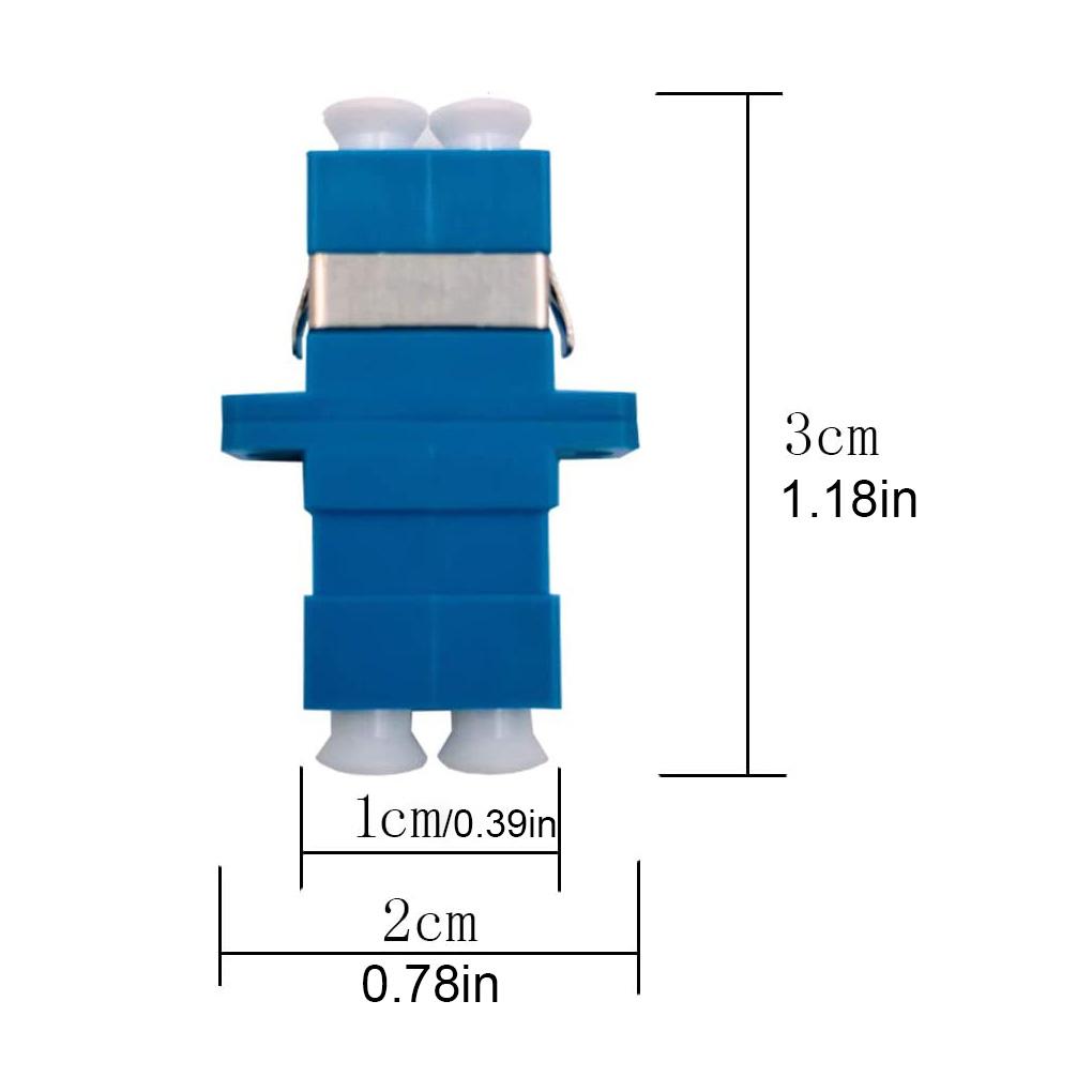 Fiber Connector Durable Good Repeatability Wear-resistant Fine Workmanship Flange Adapter Precision Ceramic Ferrule Coupler