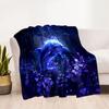 1pc Butterfly and Roses Blanket Soft Comfortable Lightweight All Season Multi Purpose Blanket Travel Camping Picnics Sofa Office Bed Living Room Gift