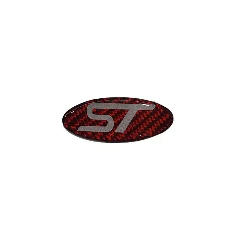 

New 2026 Car Sticker Ford New 2025 Hot Car Steering Wheel Emblem Stickers Carbon Fiber for Ford Mondeo Mk3 Escape Ecosport Edge