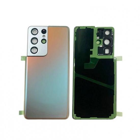 Für Samsung Galaxy S21 Ultra G998 Gehäuse Rückseite Akku-Rückseite Hinten + Kameraobjektiv Ersatz Reparaturteile