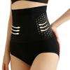 3 Stück Formende Shaping-Shorts Hoher Bund Mikropartikel Bauchkontrolle Nahtlos Formgebend Po-Hebend Unterwäsche Fettverbrennend Thermische Yogahosen für