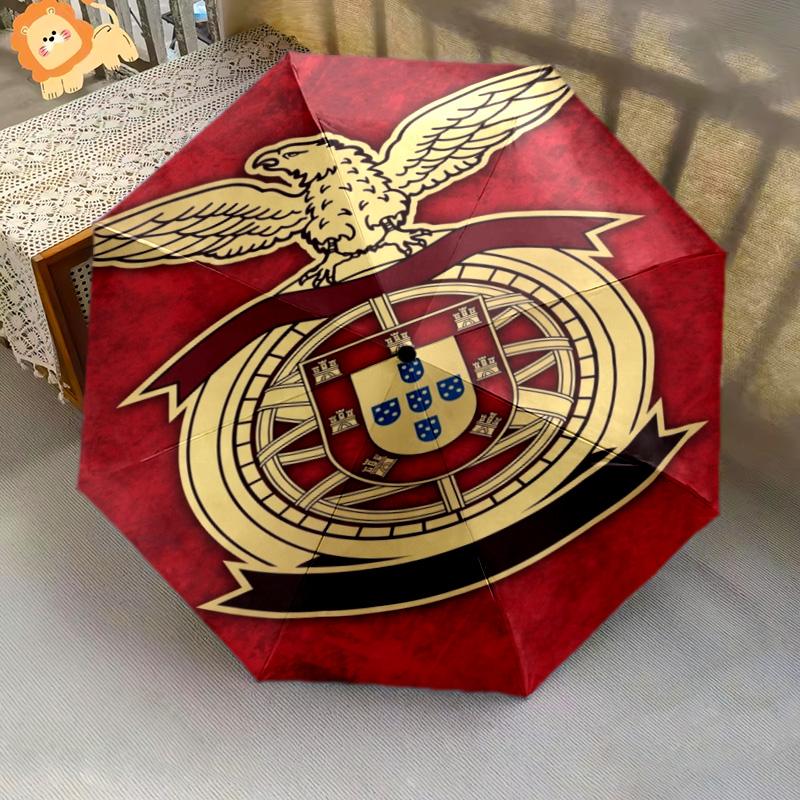 National Emblem Portugal Folding Umbrella Umbrella Durable Umbrella Sun Umbrella Outdoor