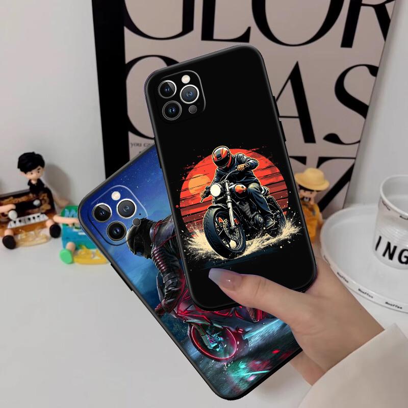 Motorcycle Racing Phone Case for OPPO A40 A60 A80 A15 A16 A16K A12 A17 A17K A54 A54S A53 A53S A55 A56 A57 A98 F23