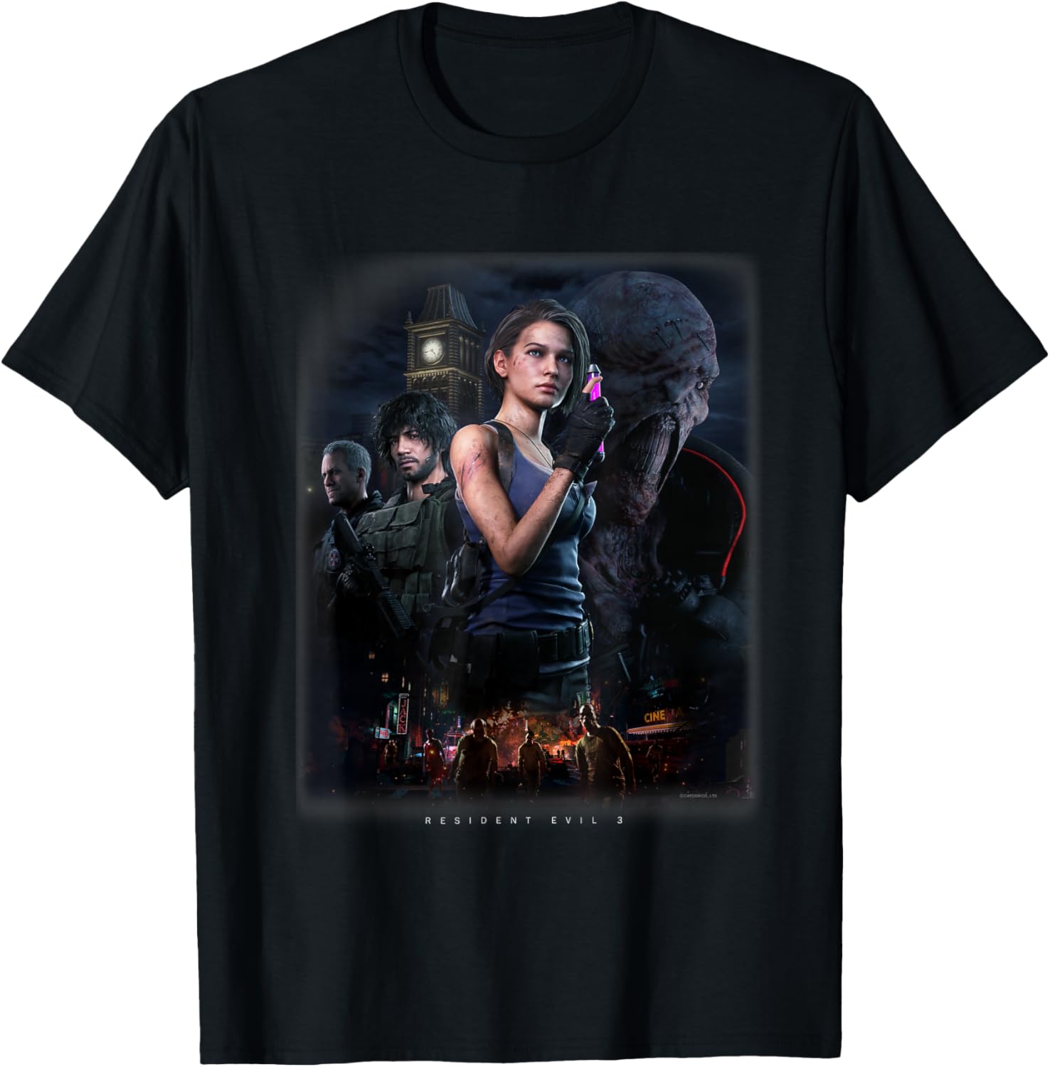 

Resident Evil TShirt Unisexs and Womens Summer Pure Cotton Clothing Fashion Casual Gaming Enthusiast Short Sleeve Tshirt S