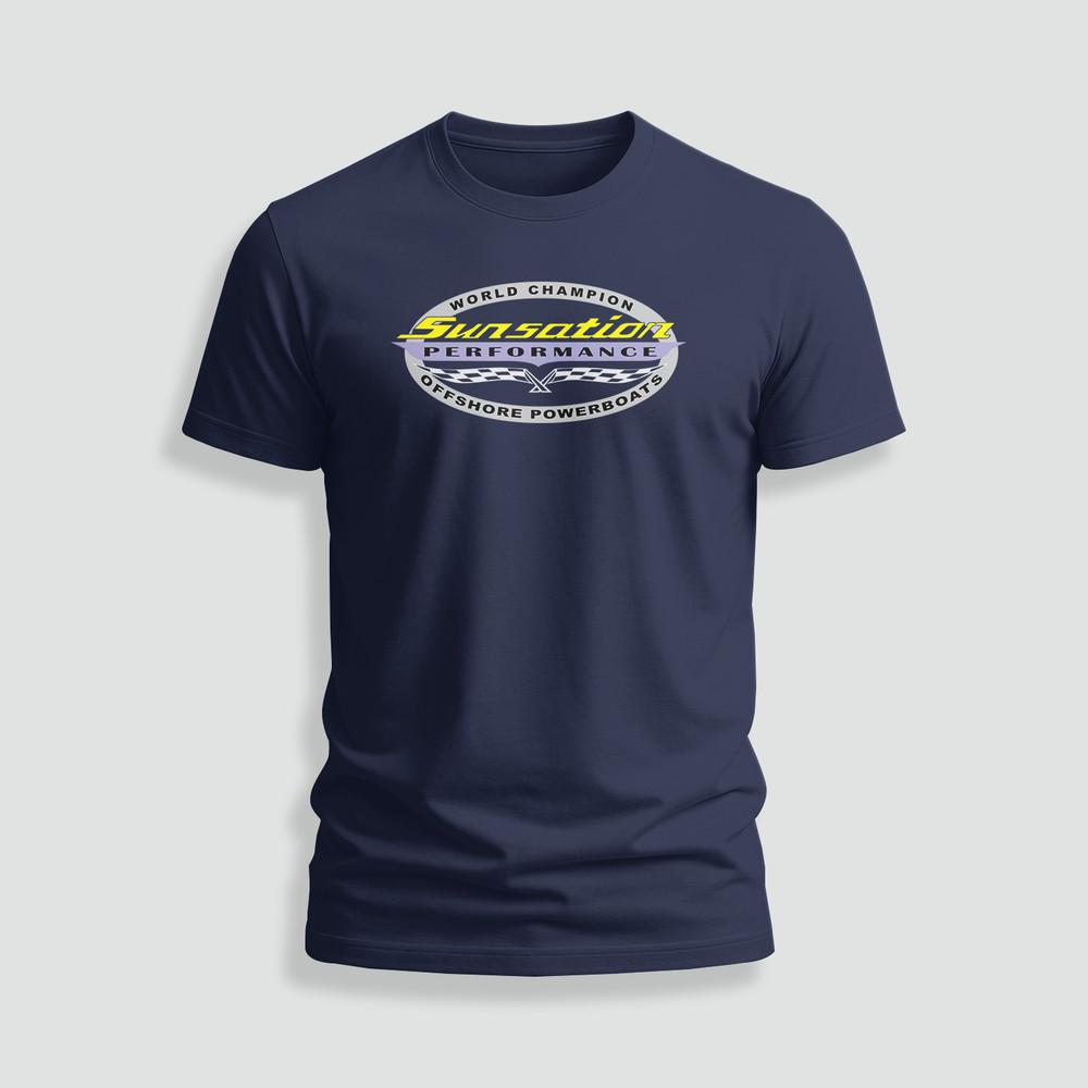 Sunsation Performance Powerboats logo funny T-Shirt Size S-5XL Made in USA Unisex T-Shirt XXL