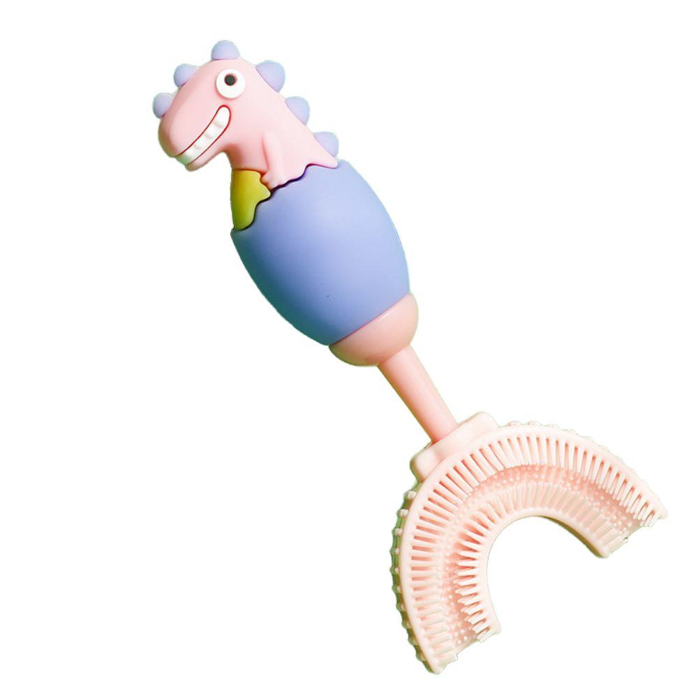 U Shape Fun Teeth Cleaning Tool 360 Degrees Toothbrush Soft Bristles New Baby Toothbrush Kids