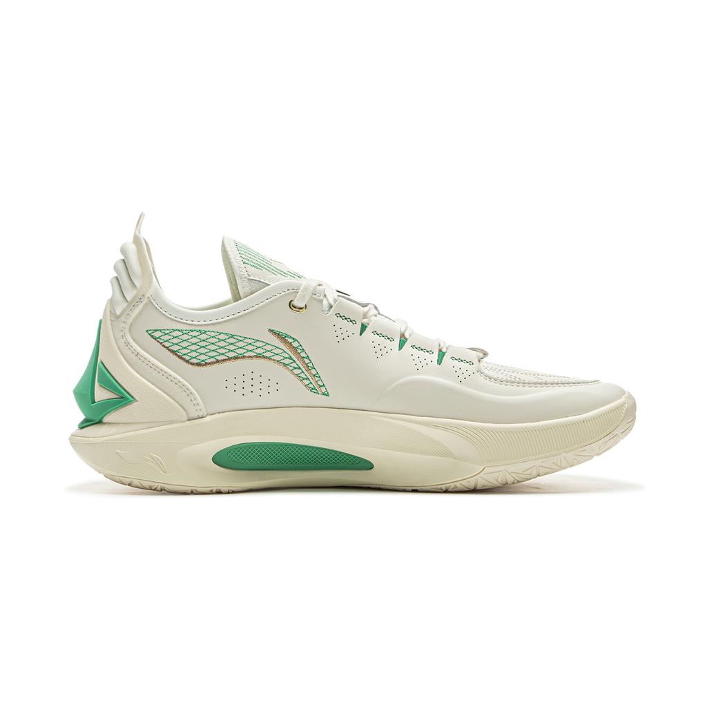 New LiNing JB3 Anti Roll Over Coverage Low Top Basketball Shoes Men's Ivory ABAU107-2