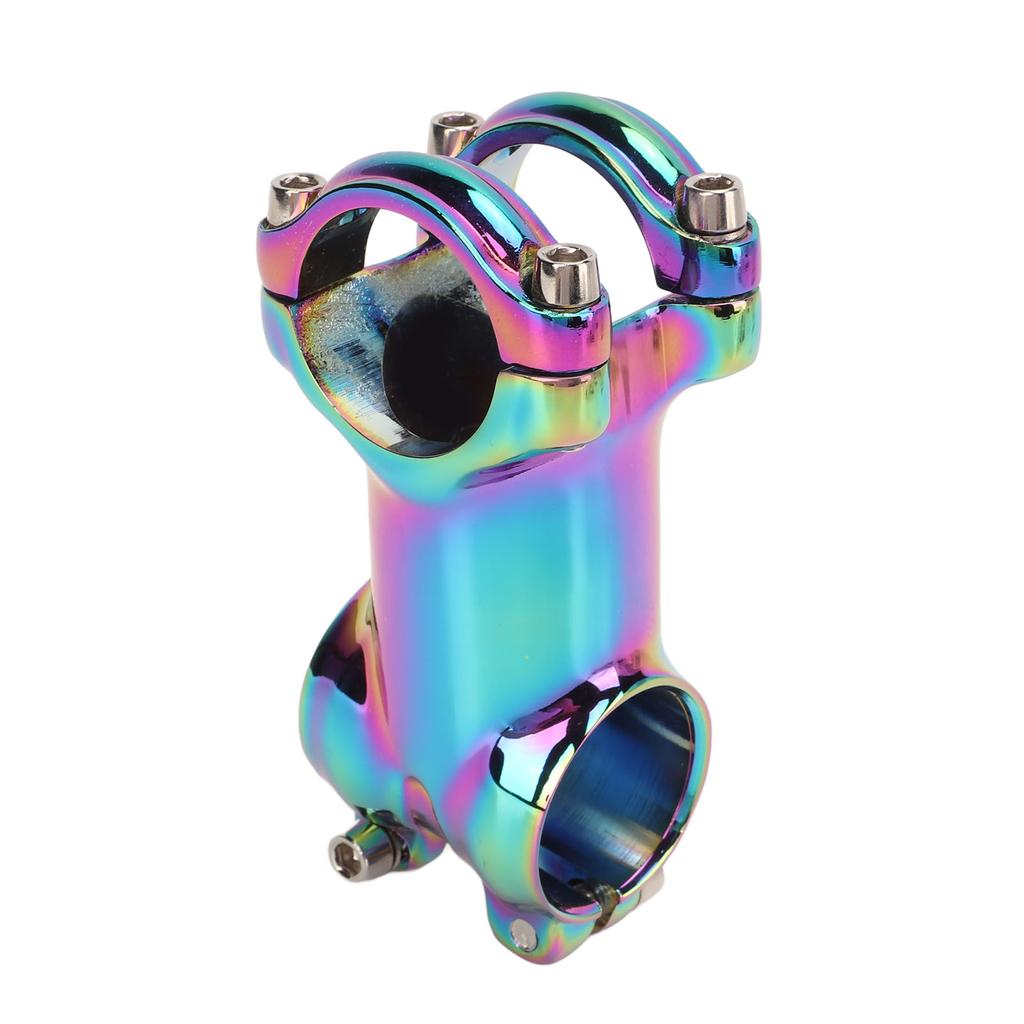 Lenker Vorbau Aluminiumlegierung CNC Dazzle Farbe Verstellbar Plus Oder Minus 7 Grad Fahrradvorbau für Mountain Road Bike