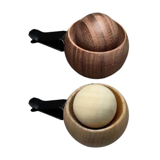 Houten Etherische Olie Diffuser Ronde Bal Aromatherapie Diffuser Natuurlijke Walnoot Passieve Olie Diffuser voor Huis Auto Yoga Zaal SPA