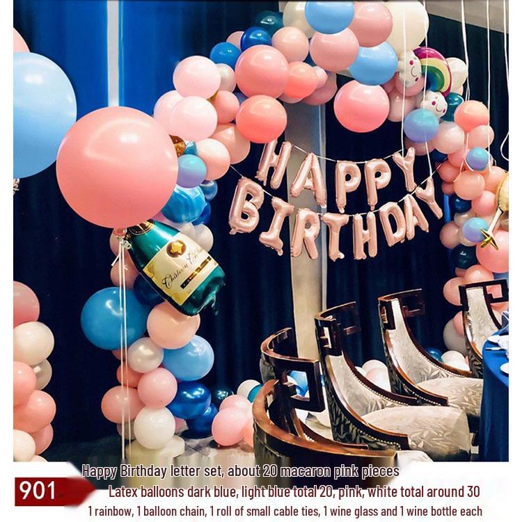 Geburtstagsdeko Ballon-Set für Kinder - Themen-Hintergrund mit Folienballons