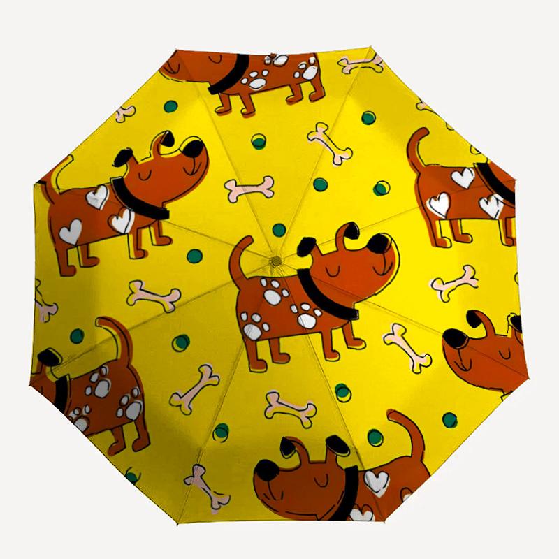 

1PC Dogs, Bones Personality Umbrella with 8 Frames, Automatic Open, Durable Frame, Quality Craftsmanship y250912125