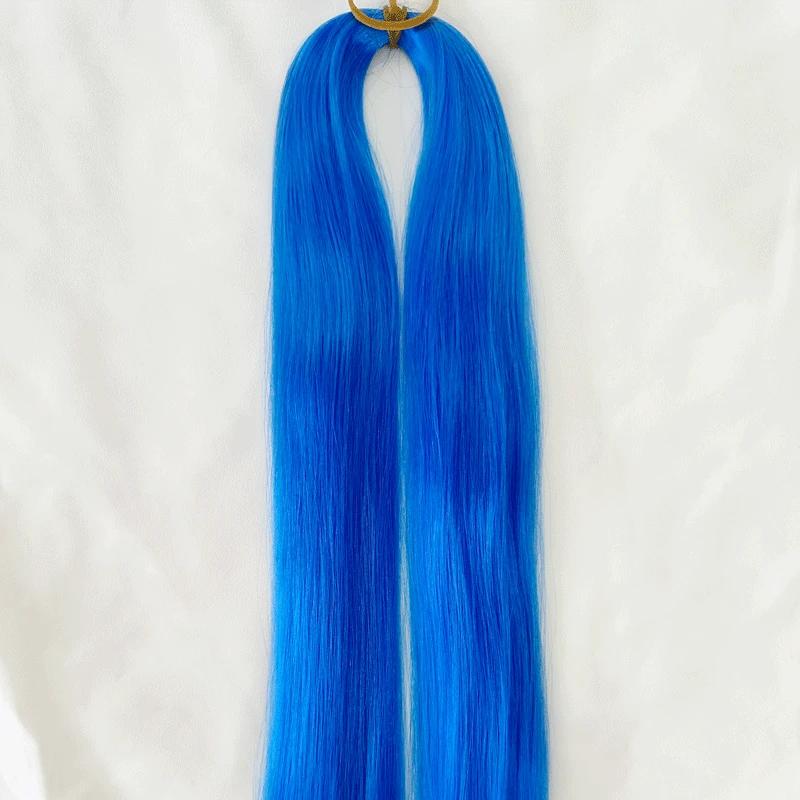 80cm/40g Colorful Series Japan Milk-Silk Doll Hair Wig DIY Repair Decor Toy Sewing Doll Wig Hair Hairline