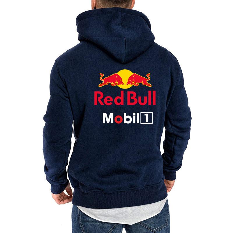 Red Bull Logo Men's Hoodie Pullover Casual Sportswear for Spring Autumn 2025 Running Cycling Wear Basketball Fashion Sweatshirt
