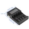 Liitokala Lii pD4 LCD Battery Charger 4 Slot Smart Battery Back