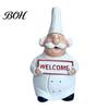Resin Fridge Magnet Cartoon Fat Chef Magnet, Hand-painted 3D Refrigerator Picture Photo Holder for Home Office Kitchen Decoration Accessory