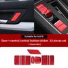 T282026 Hot VOLKSWAGEN Car Interior Central Control Panel Shift Button Sticker Door Unlocking Suitable for Volkswagen Golf 8 MK8 GT