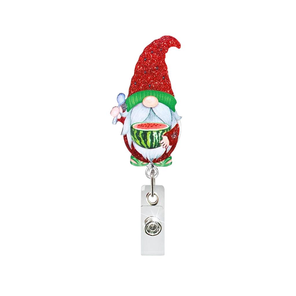 Hawaii Badge Holder Convenient Dwarf Acrylic Badge Reel Nurse Badge Reel Versatile Alligator Clip Id Holder For Exhibition Id
