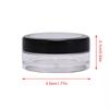 10g Plastic Empty Loose Powder Pot with Sieve Cosmetic Makeup Jar Container For Daily Use High Quality Material