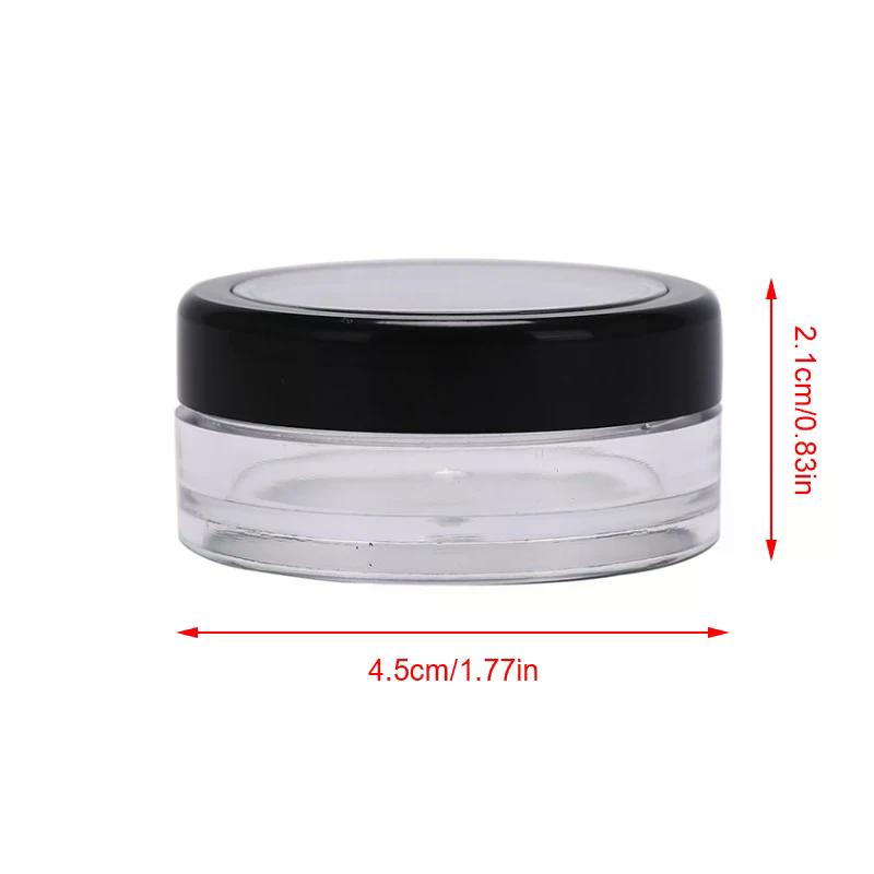 10g Plastic Empty Loose Powder Pot with Sieve Cosmetic Makeup Jar Container For Daily Use High Quality Material