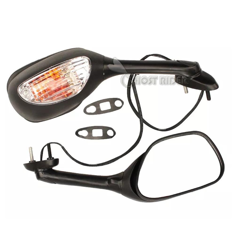For Suzuki GSXR 600 750 2006 2007 2008 2009 2010 GSXR 1000 2005 2006 2007 2008 K6 K7 K8 Motorcycle with lights Rearview