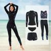 Women's Quick-Dry Two-Piece Snorkeling Wetsuit with Sun Protection and Jellyfish Guard