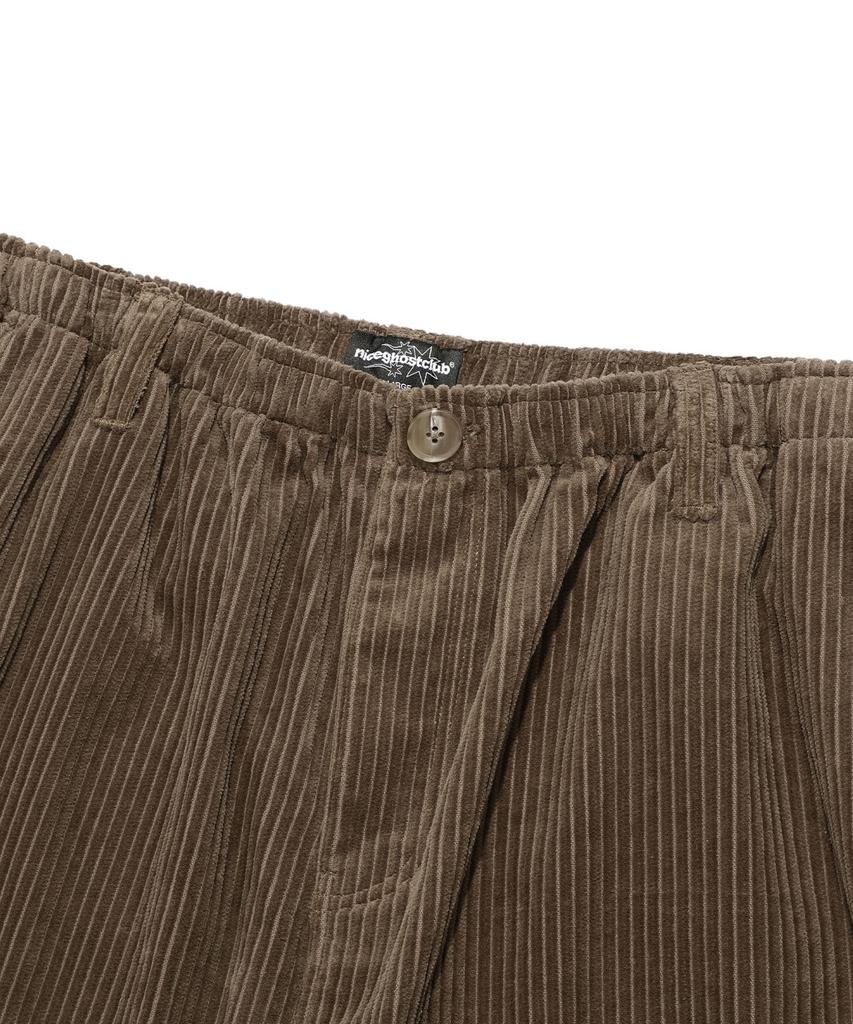 NICEGHOSTCLUB Corduroy Parachute Pants_Brown(Ng2Efupa13A)