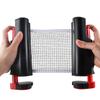 Portable Retractable Table Tennis Net and Stand for Rackets and Tables