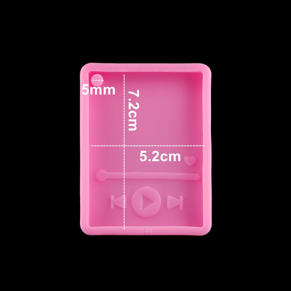 

Epoxy Resin Player Mold Keychain Casting Silicone Mould Polymer Clay Crafts Molds for Resin Pendants Jewelry Making Tool