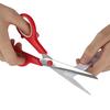 6color Office Scissors,Stainless Steel Scissors Anti Rust,Handmade Paper Cut Diy Domestic Office Student Use,ZS-18