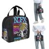 Nofx Final Tour 2023 Punk Rock Legacy Borsa Termica per Pranzo per Donne Bambini Portatile Scatole per Cibo Pranzo Termico Borsa a Tote