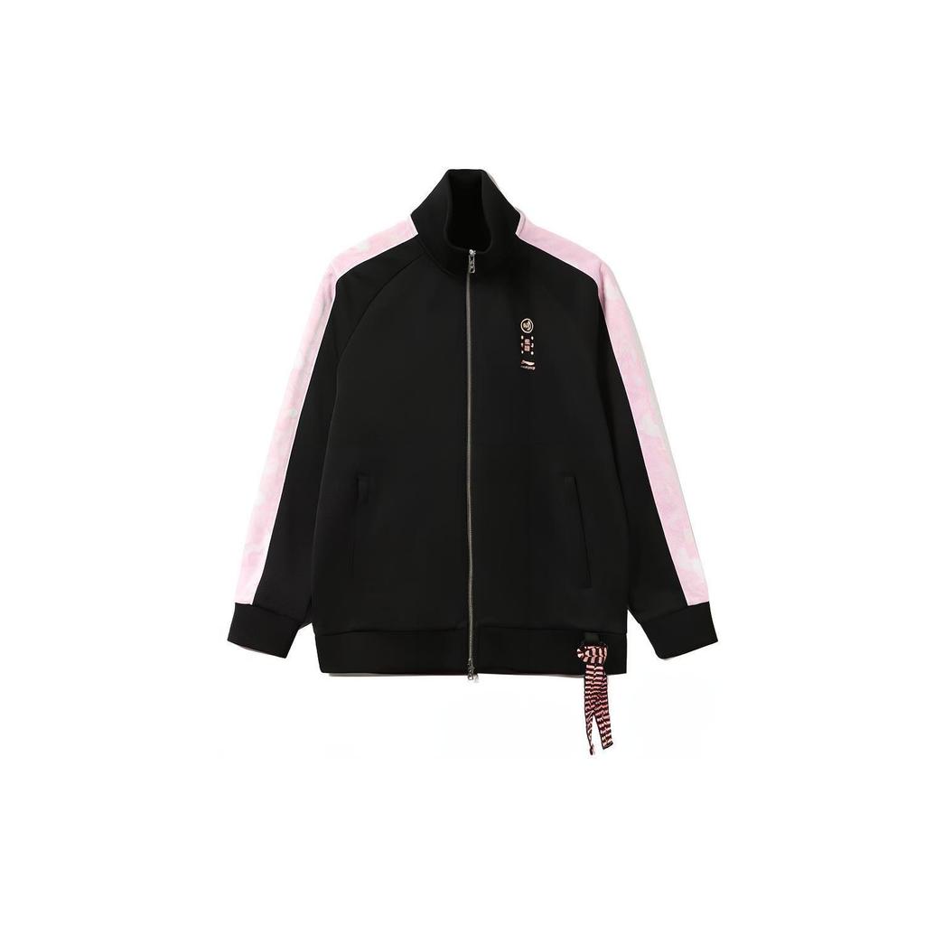 Li Ning Skateboard Jackets Men's Black Stand Collar Moderate Other AFDR835-1