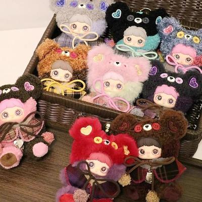 In-Stock Hot-Selling MayMei Meimei Bear Cookie Plush Blind Box Trendy Live Stream Internet Celebrity Play Figure.